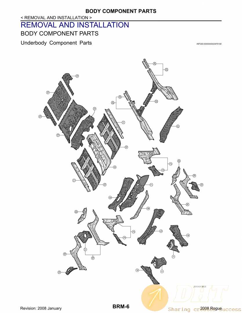 2008 nissan rogue parts diagram