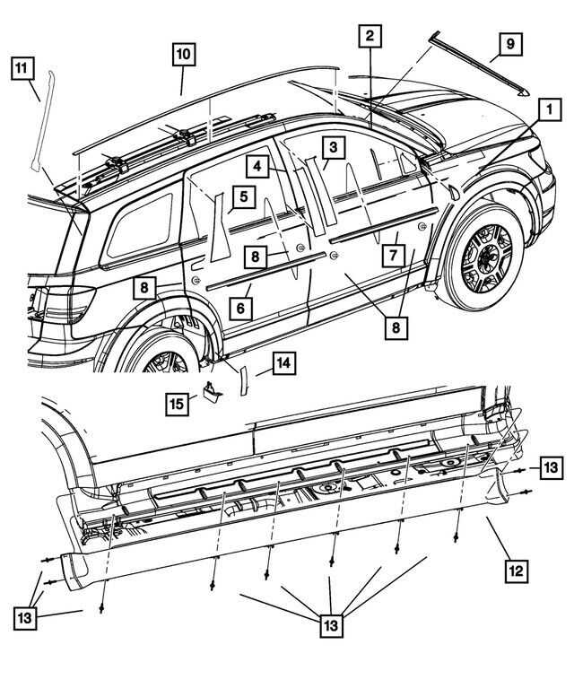 2009 dodge journey parts diagram