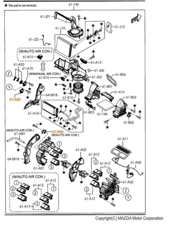 2009 mazda 6 parts diagram