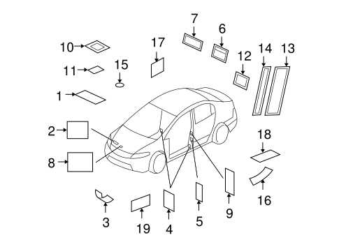 2009 honda civic body parts diagram