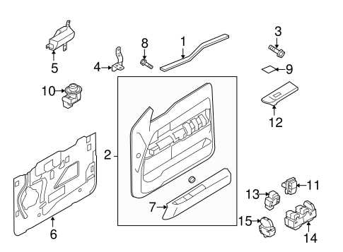 2010 ford f 150 tailgate parts diagram