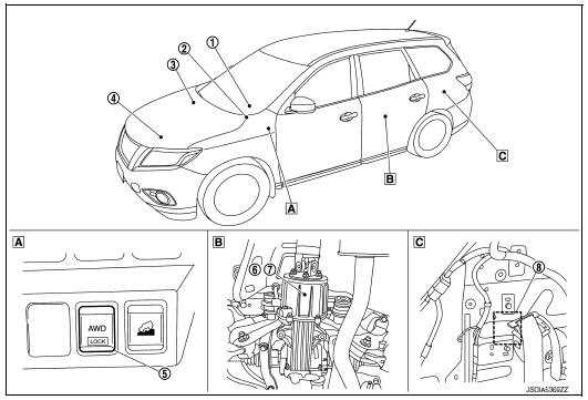 2010 nissan rogue parts diagram