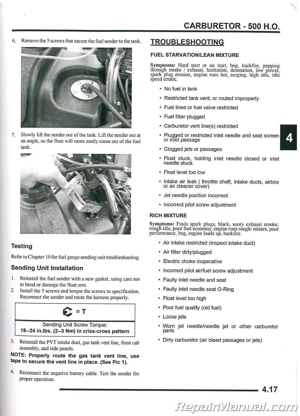 2010 polaris sportsman 500 ho parts diagram