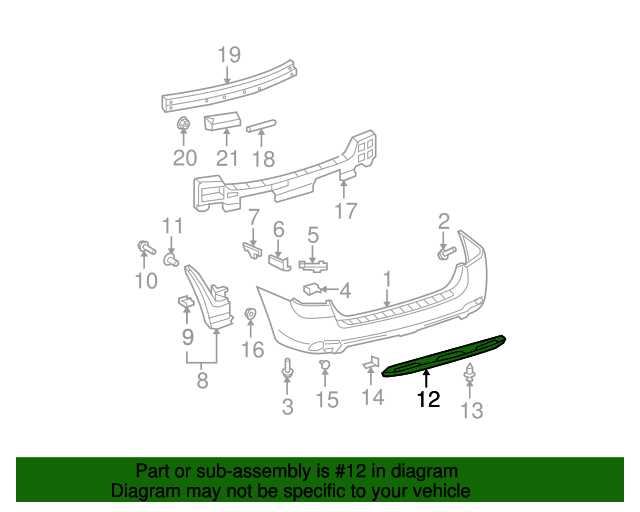 2010 toyota highlander parts diagram