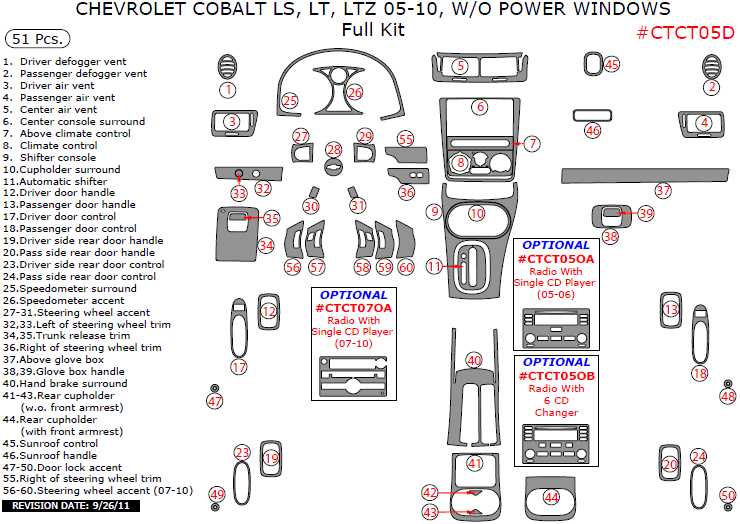 2010 chevy cobalt parts diagram