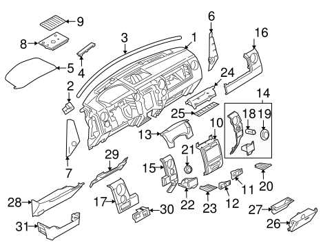 2010 ford f150 interior parts diagram