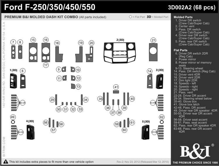 2010 ford f150 interior parts diagram