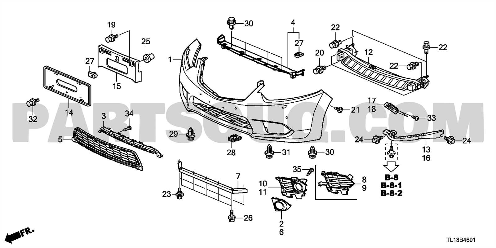 2010 honda accord parts diagram