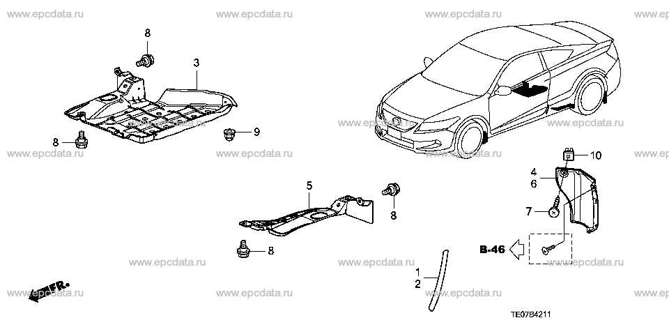 2010 honda accord parts diagram