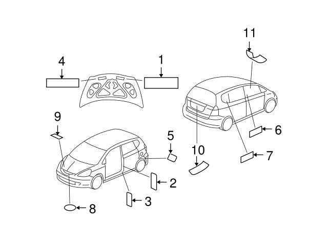 2010 honda fit parts diagram