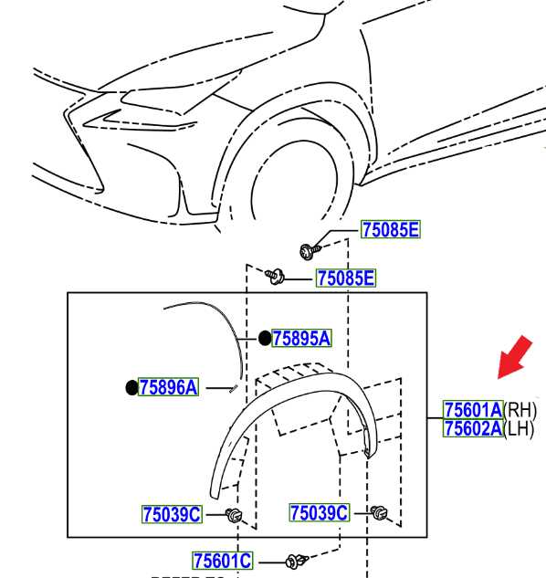 2010 lexus rx 350 parts diagram