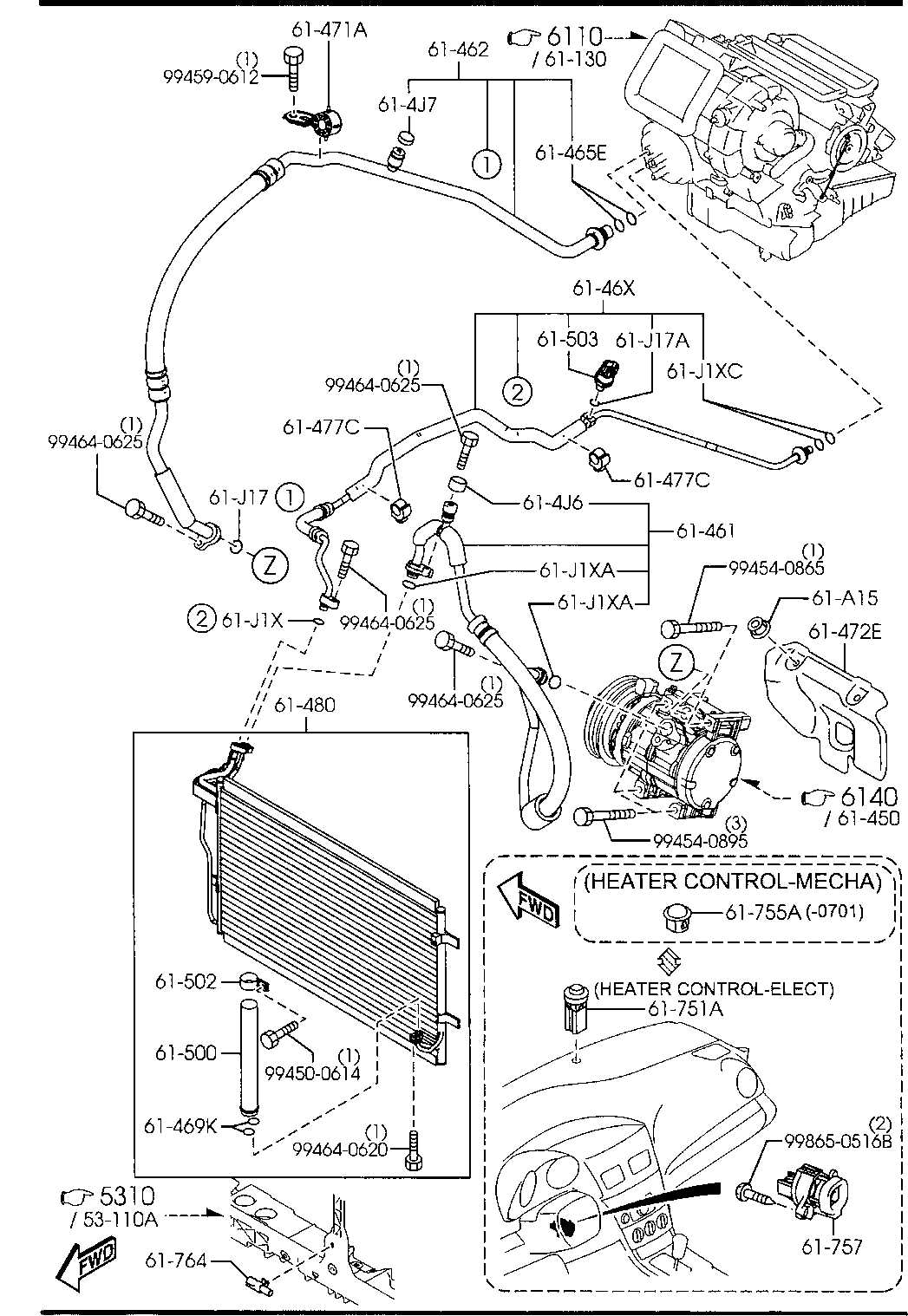 2010 mazda 3 parts diagram