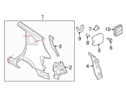 2010 nissan rogue parts diagram