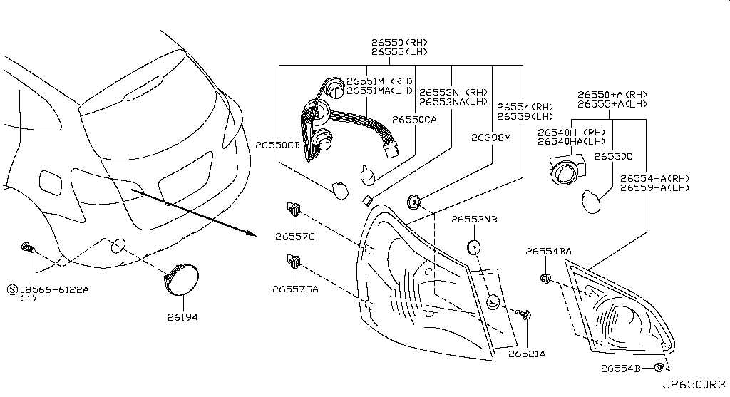 2010 nissan rogue parts diagram