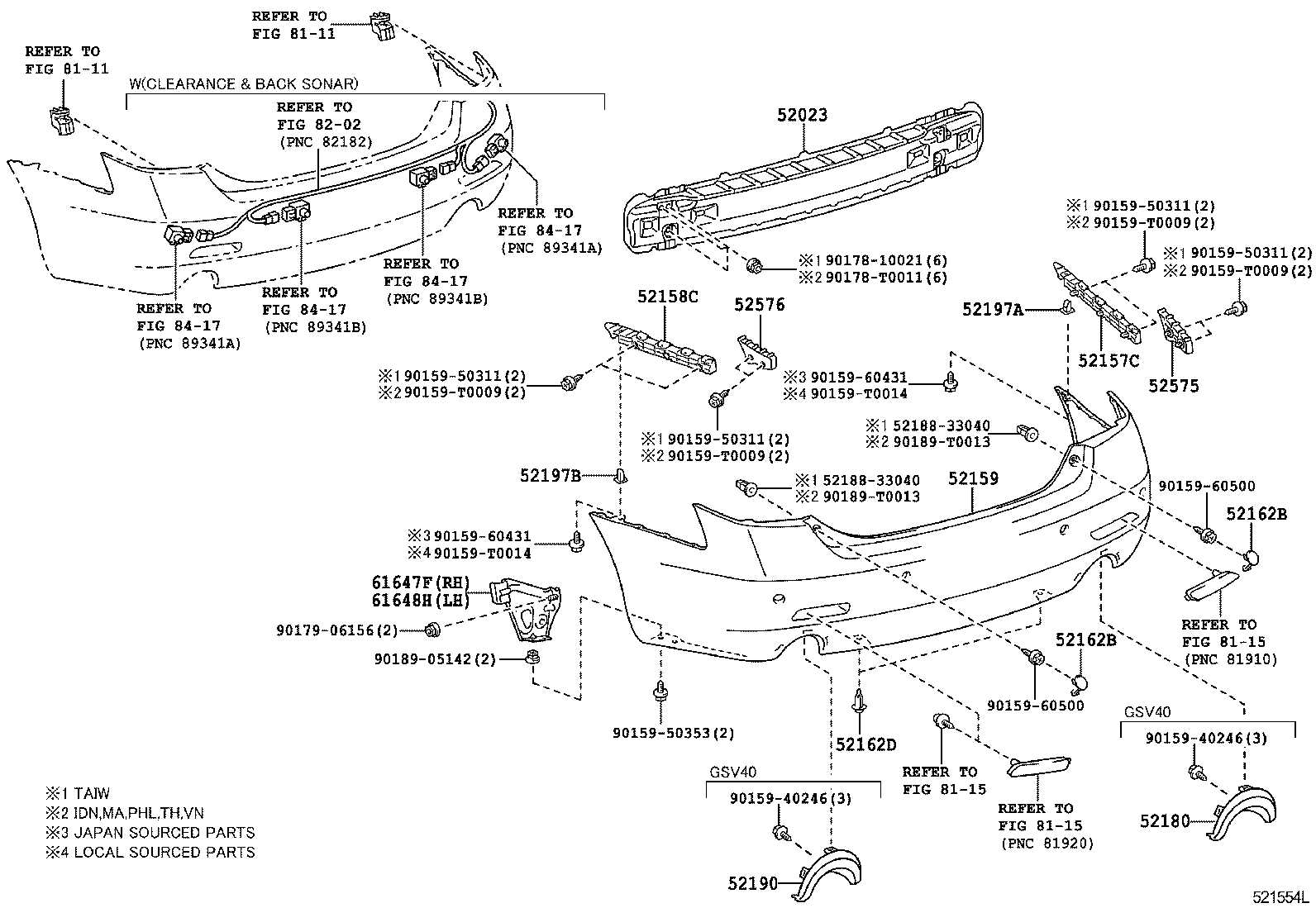 2011 toyota camry parts diagram