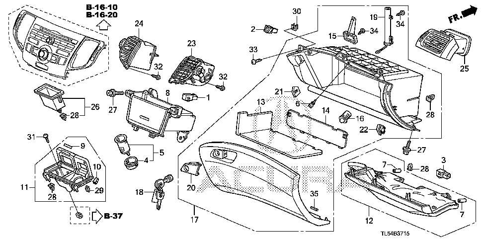 2012 acura tsx parts diagram