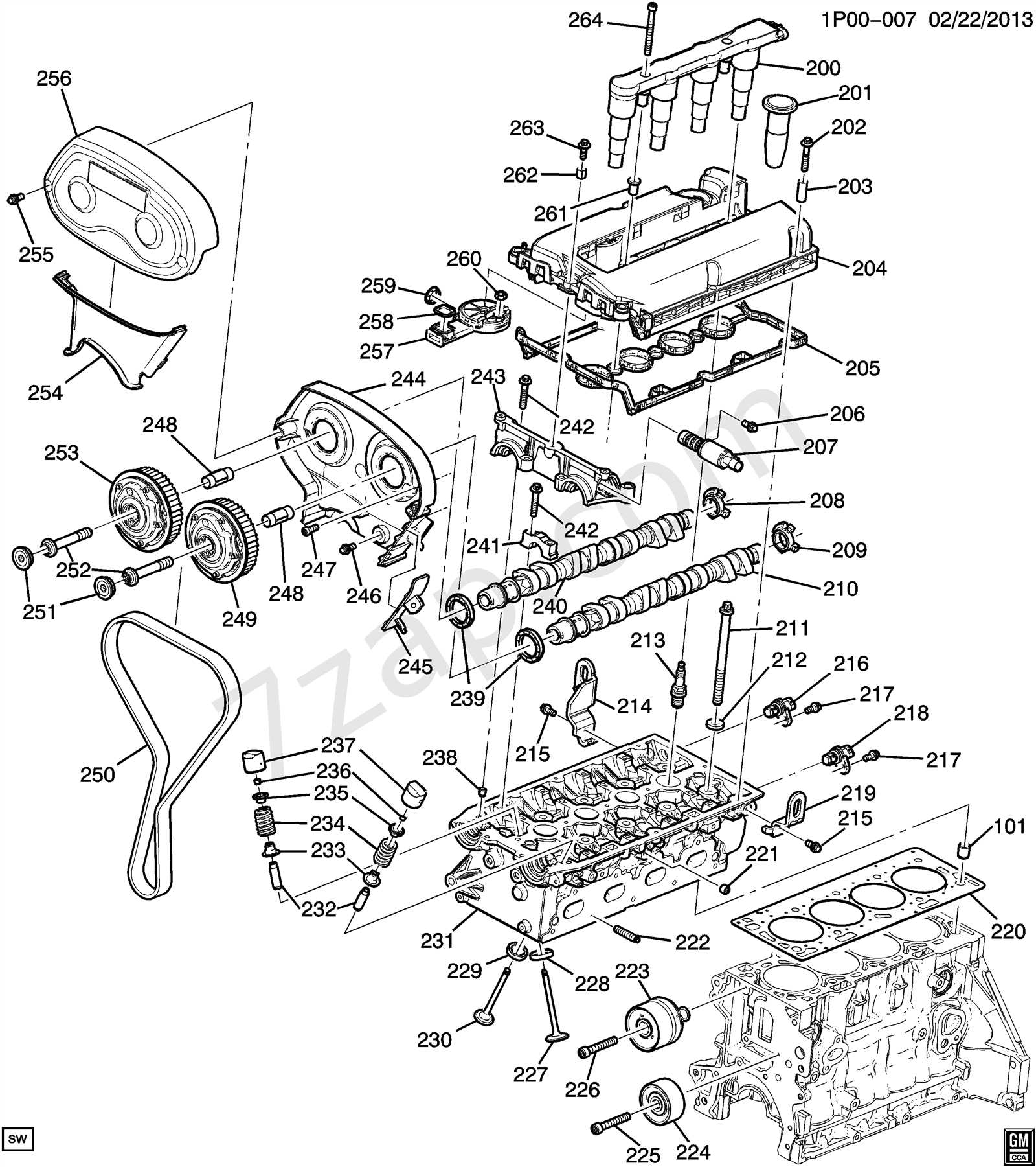 2013 chevy sonic parts diagram