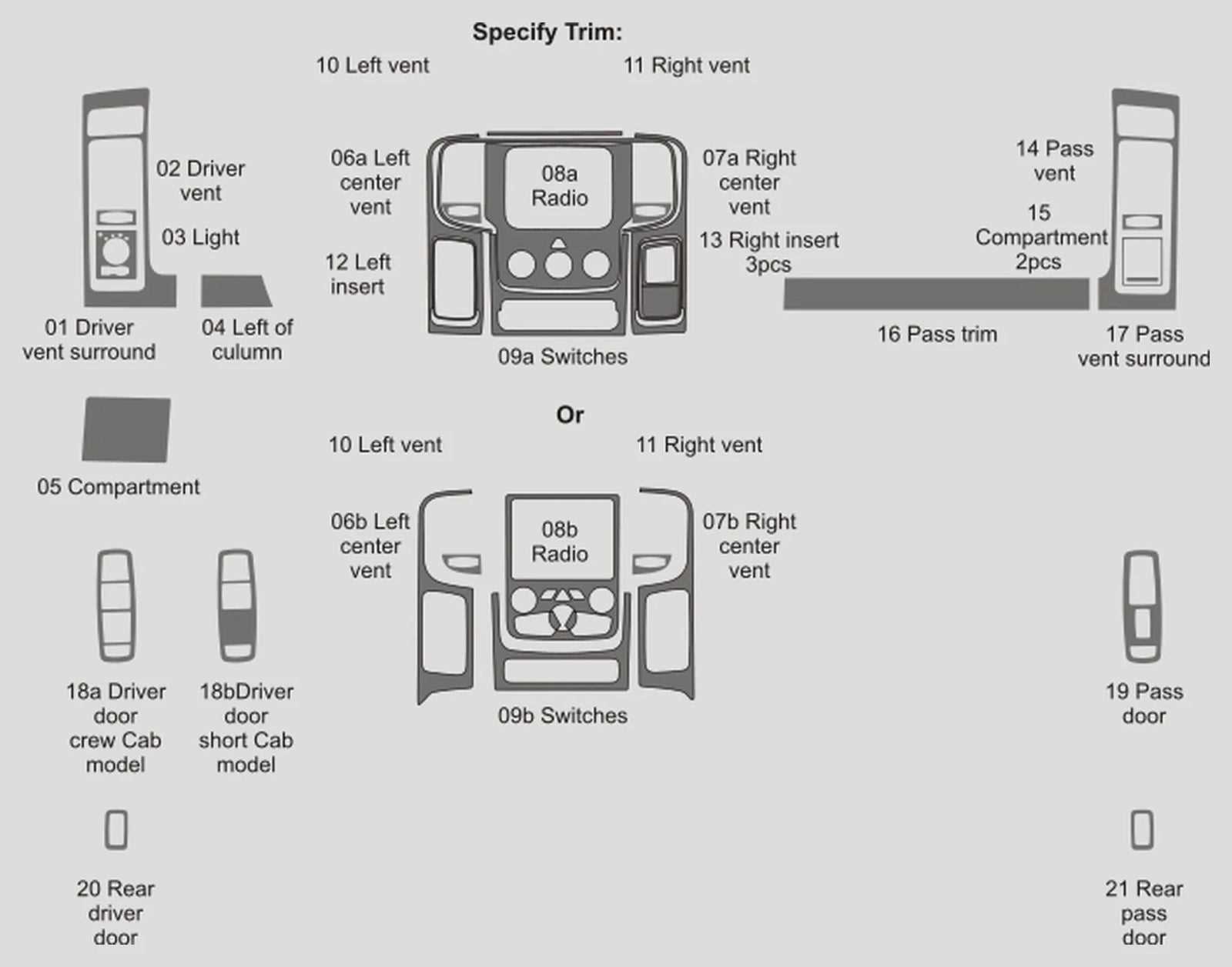 2013 dodge ram 1500 parts diagram