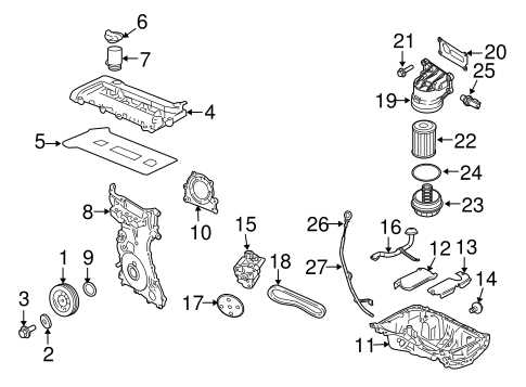 2013 ford escape engine parts diagram