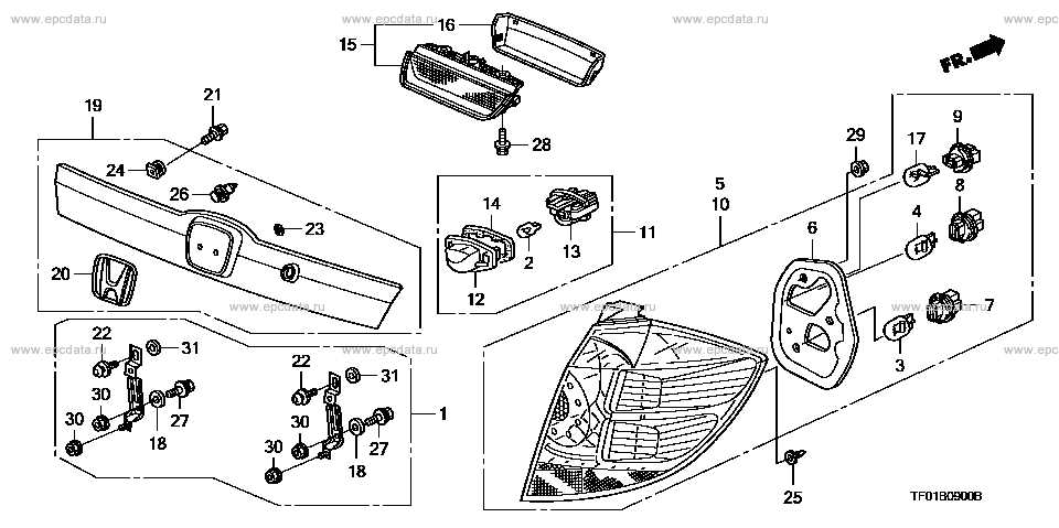 2013 honda fit parts diagram