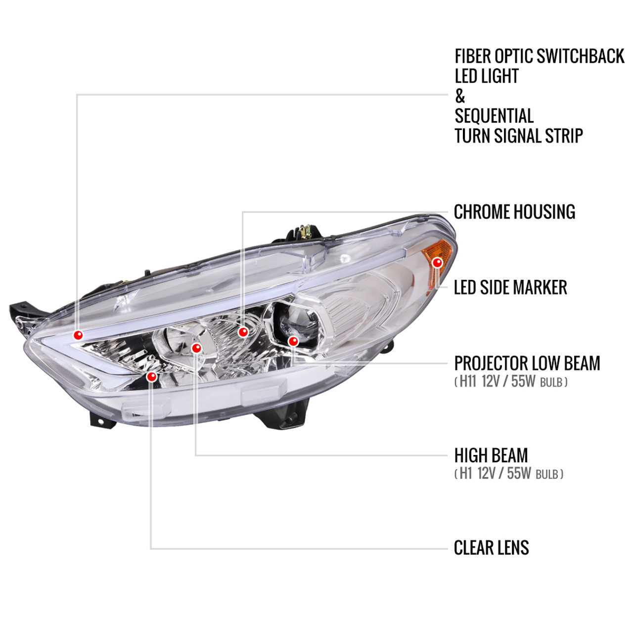 2014 ford fusion body parts diagram