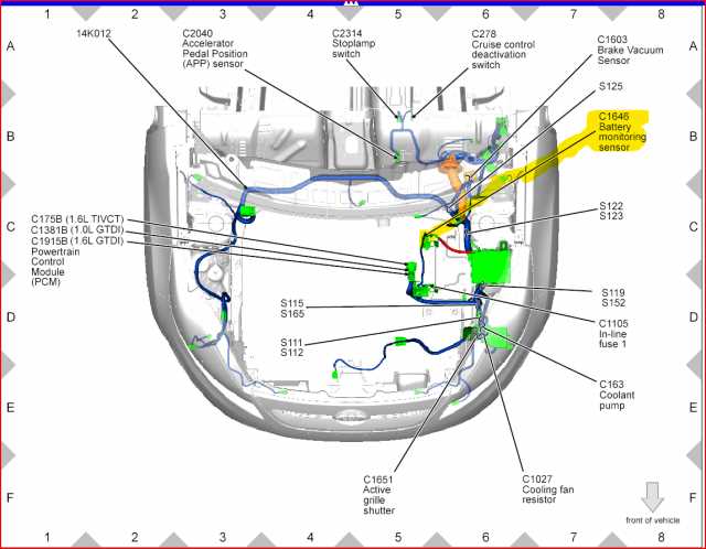 2014 ford fiesta parts diagram