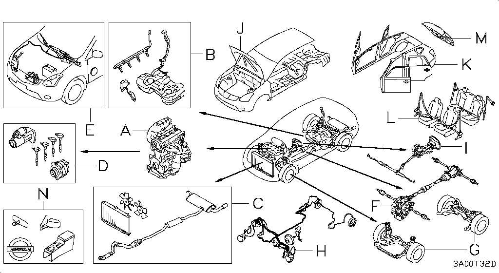 2015 nissan rogue parts diagram