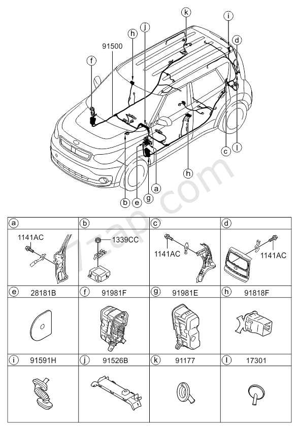 2016 kia soul parts diagram