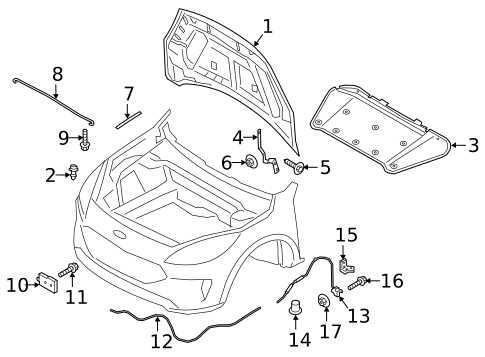 2017 ford escape body parts diagram