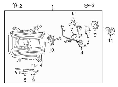 2017 gmc sierra parts diagram