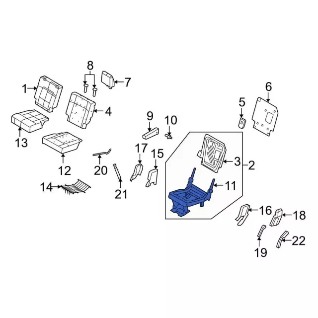 2017 honda pilot parts diagram