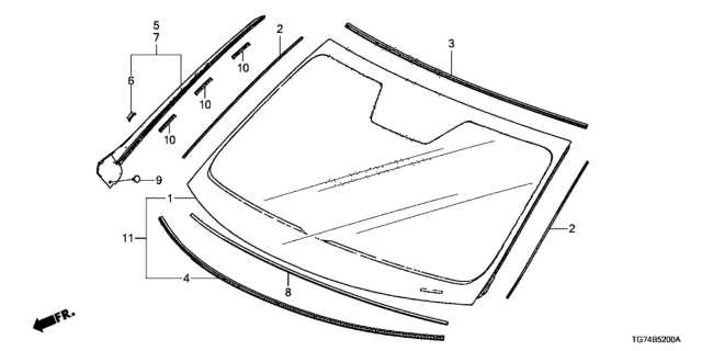 2018 honda pilot parts diagram