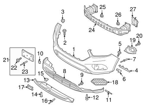 2018 ford escape parts diagram