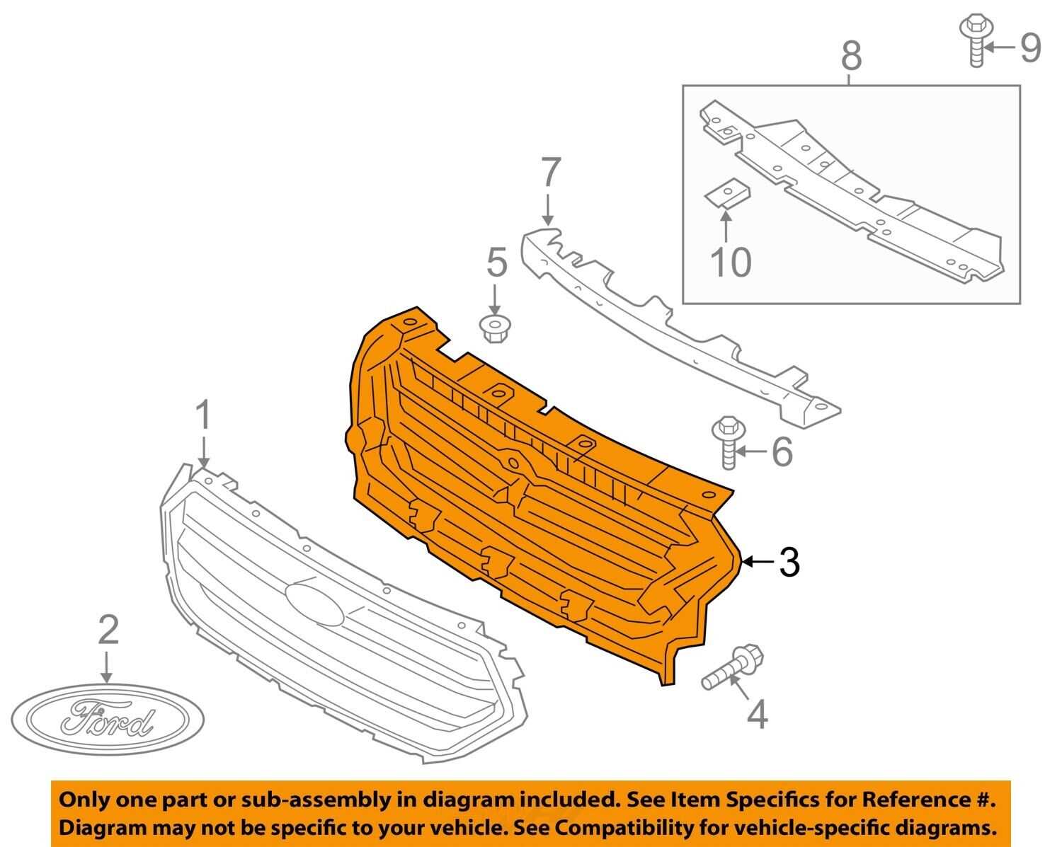 2018 ford escape parts diagram