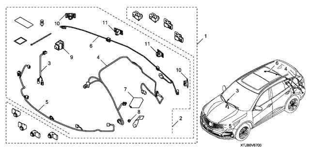 2019 acura rdx parts diagram