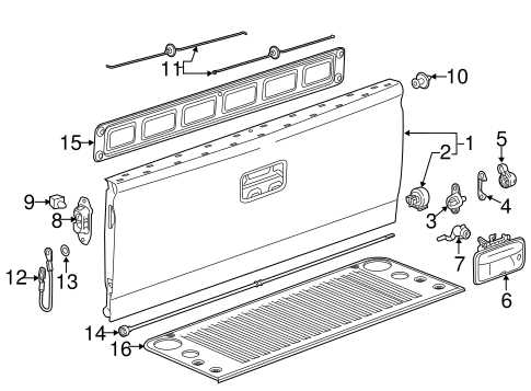 2019 chevy silverado parts diagram