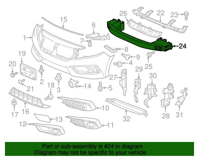 2019 honda civic parts diagram