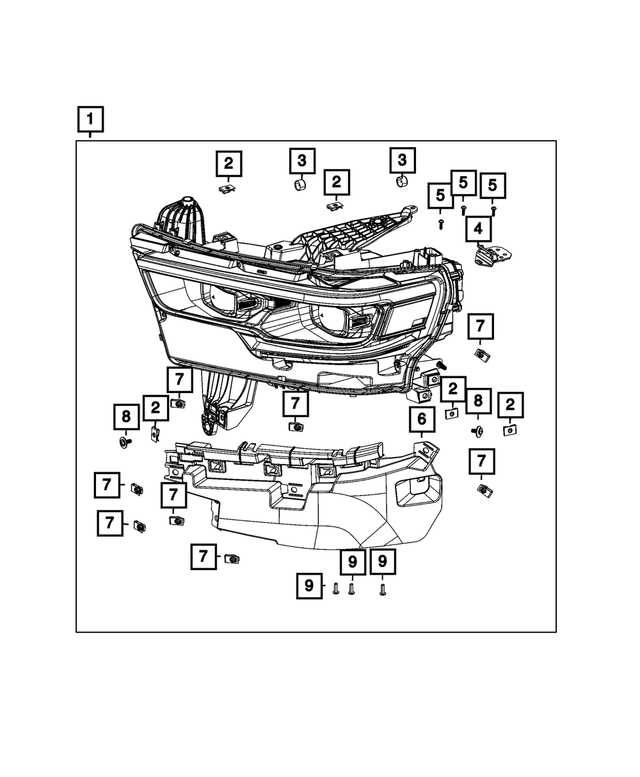 2021 ram 1500 parts diagram