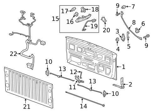 2021 gmc sierra parts diagram