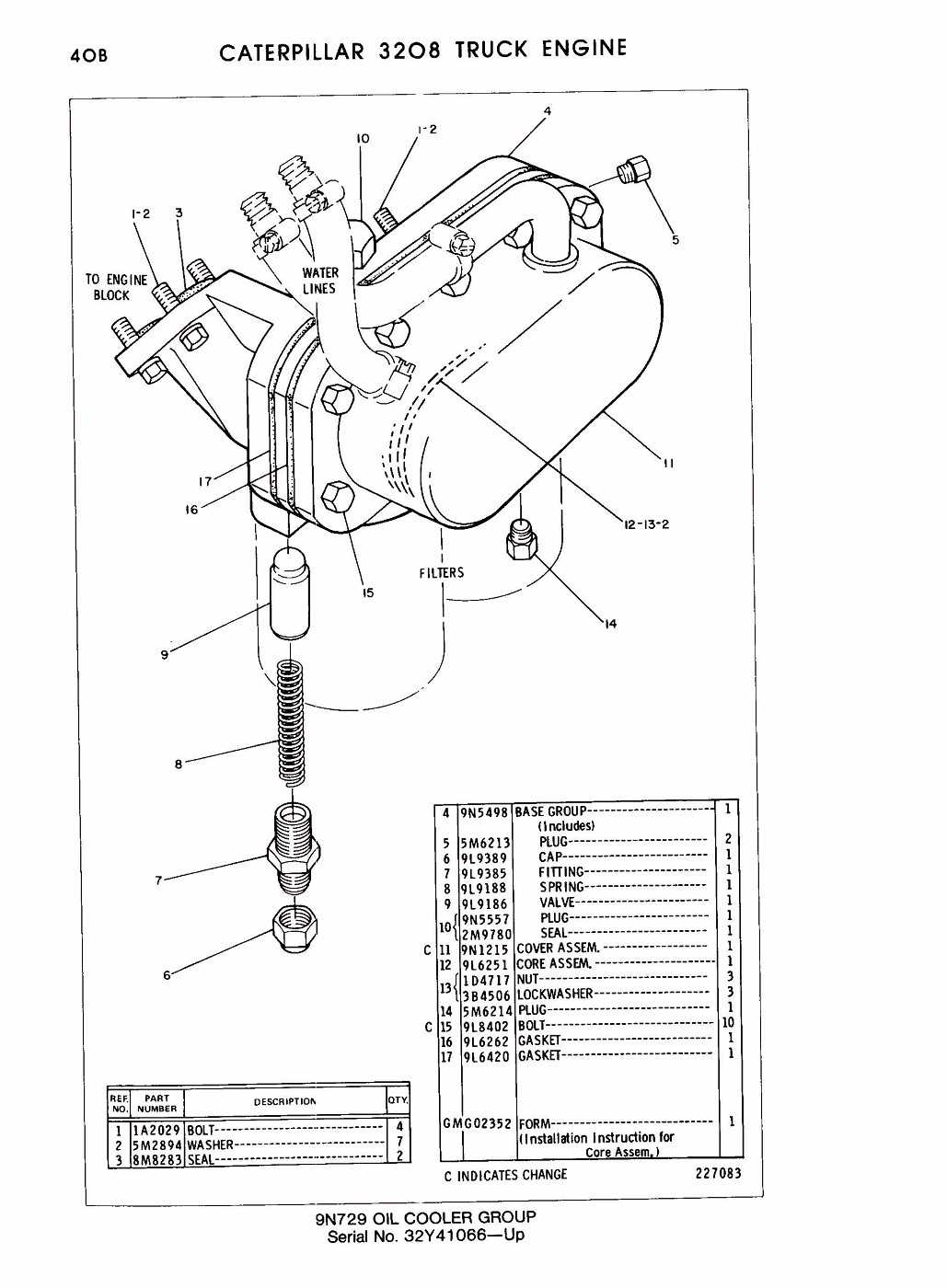 3208 cat engine parts diagram