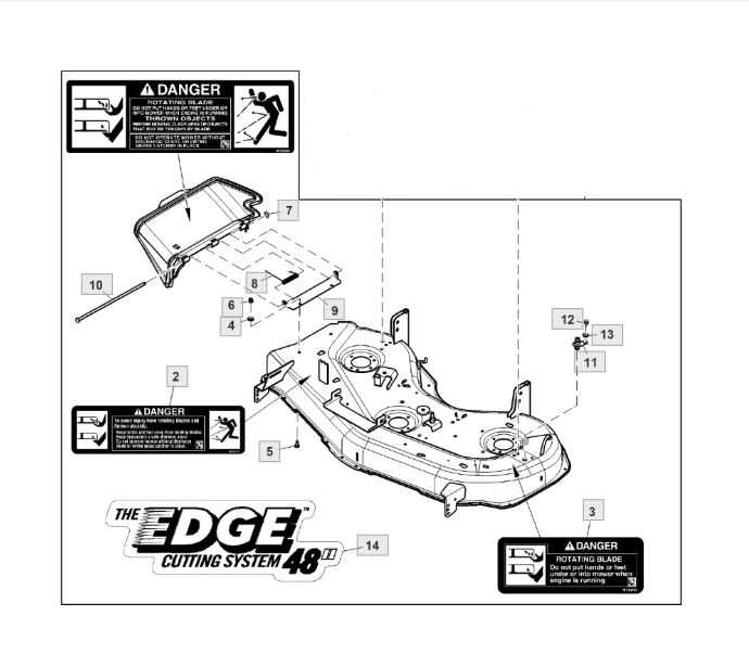 48c mower deck parts diagram