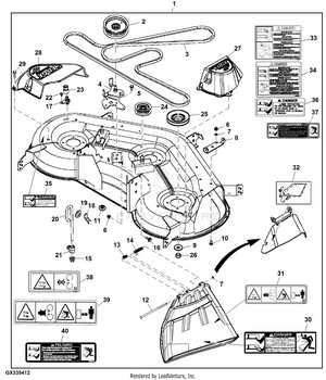 48c mower deck parts diagram