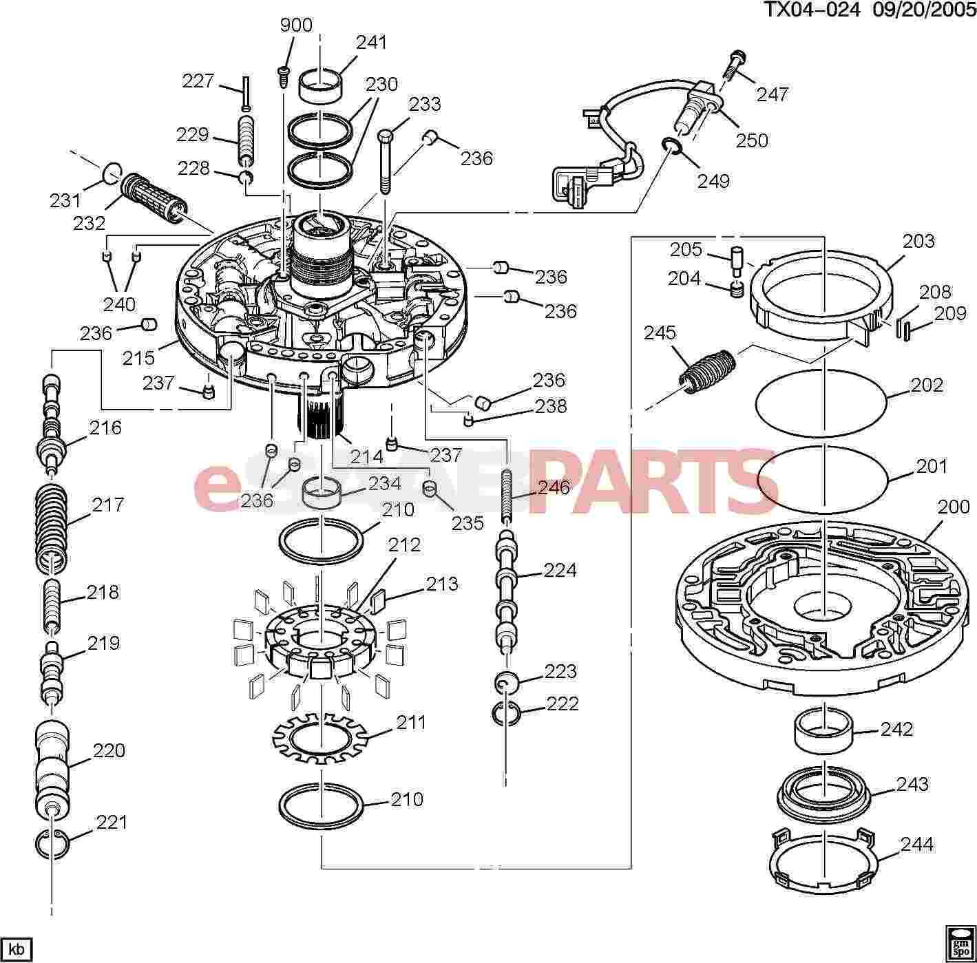 4l60e transmission parts diagram