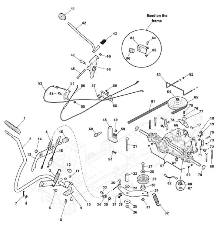 5 speed peerless transmission parts diagram