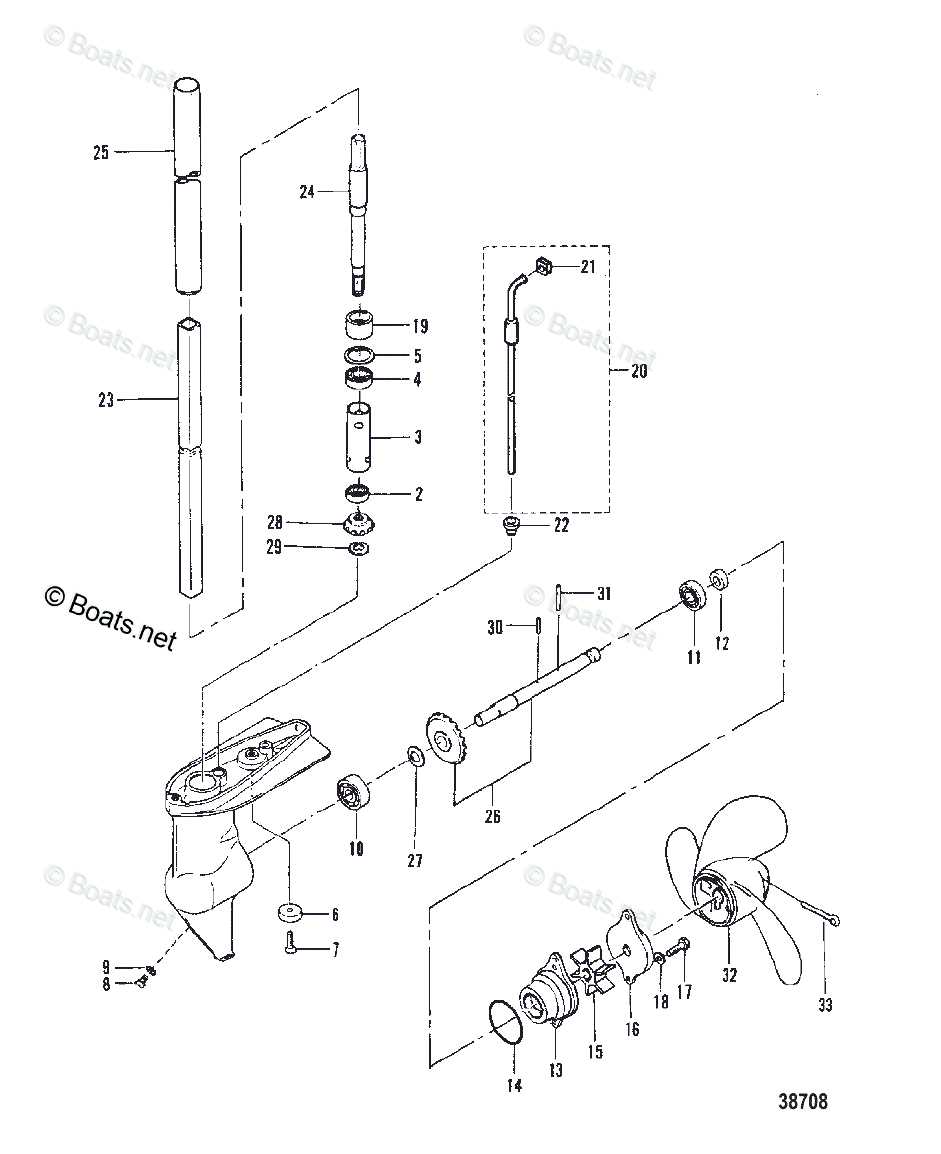 50 hp mercury outboard parts diagrams