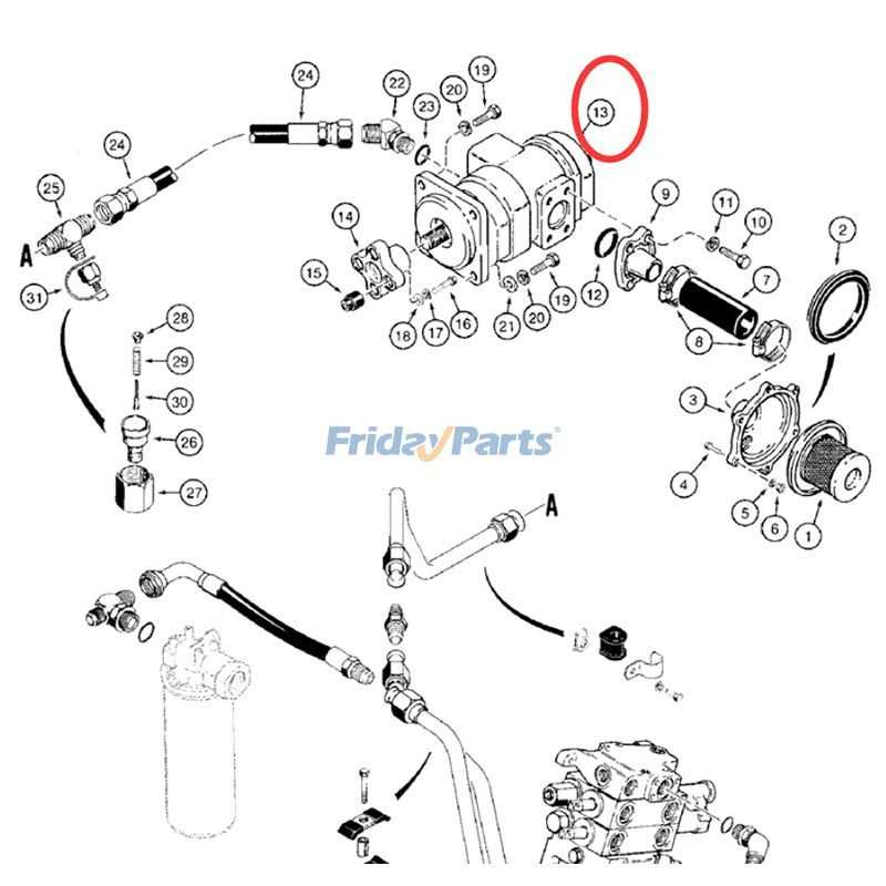 580c case backhoe parts diagram