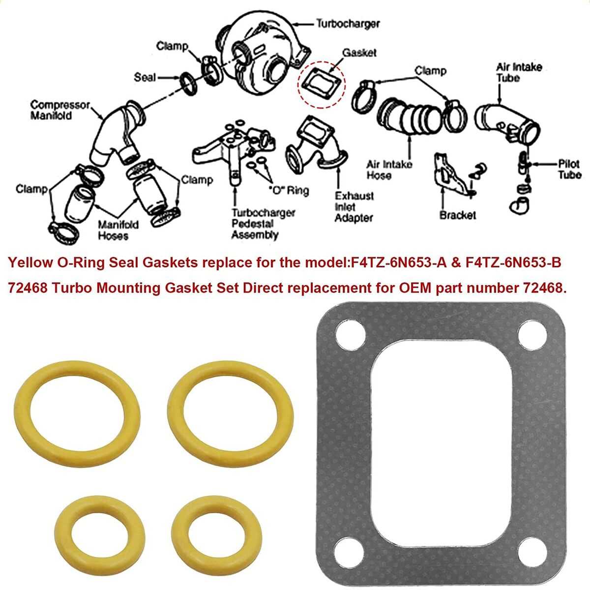 7.3 turbo parts diagram
