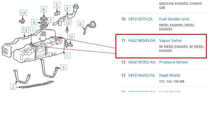 7.3 turbo parts diagram