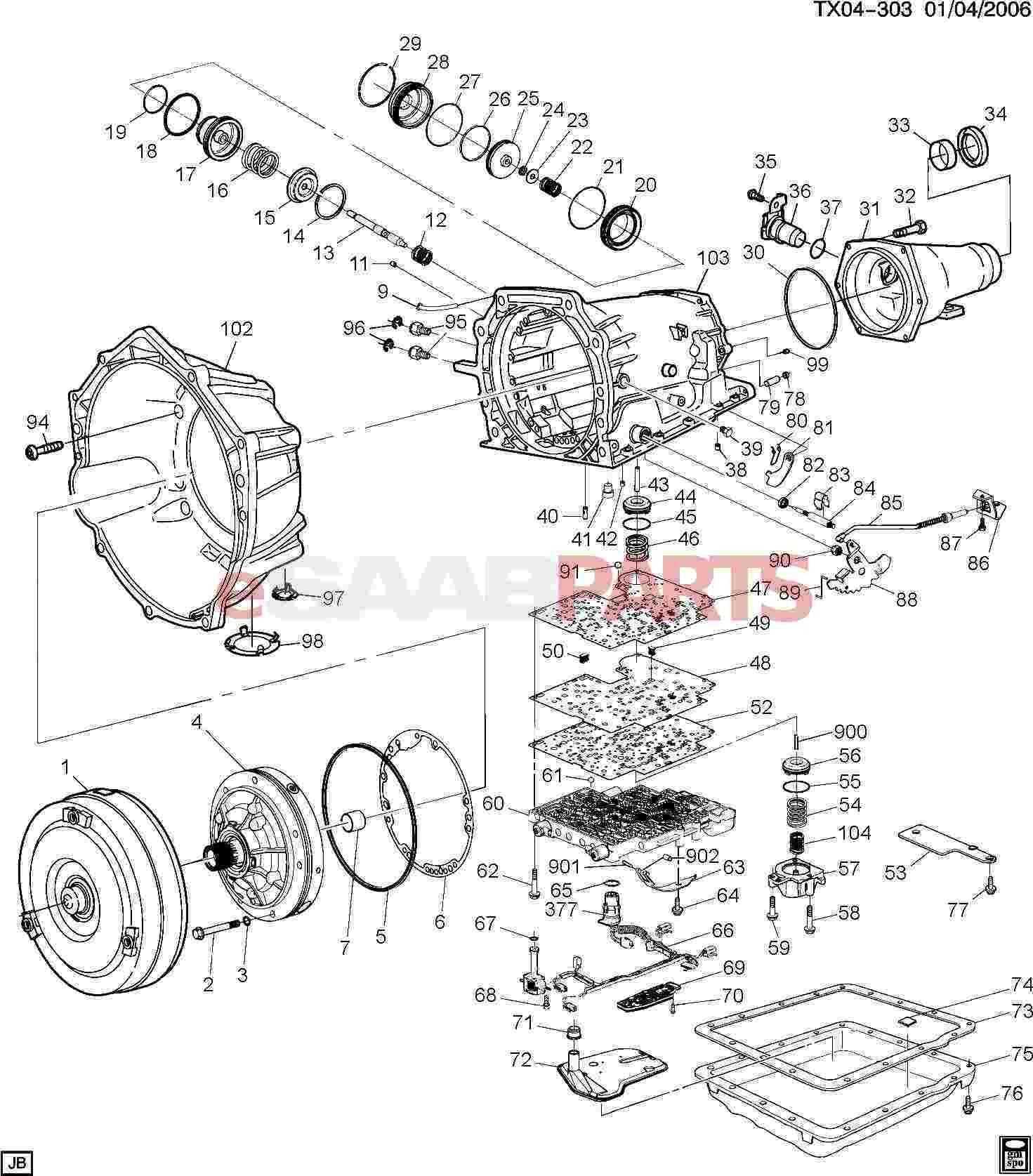 700r4 parts diagram