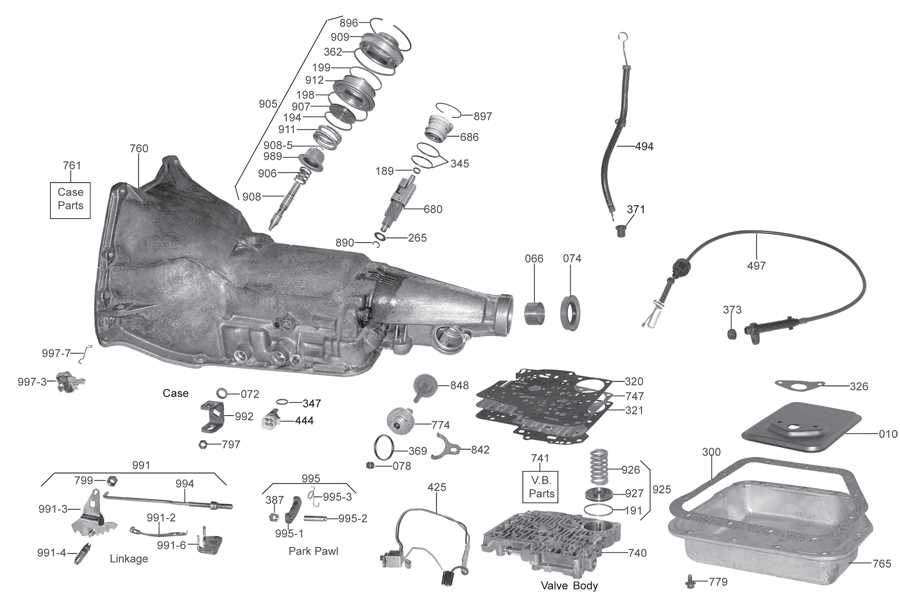 700r4 parts diagram